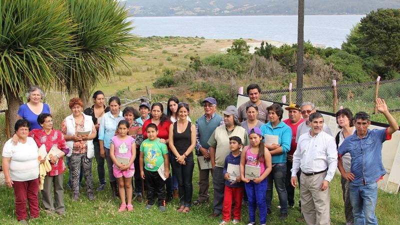 La comunidad de Punta Arenas en la Península de Lacuy disfrutó de la exposición "Conrad Martens en Chiloé, 1834"