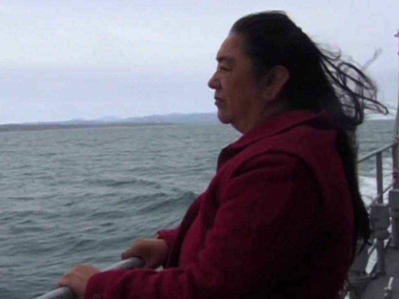 Celina Llan llán, mujer kawéskar que participó del documental Calafate, zoológicos humanos. Celina Llan llán, mujer kawéskar que participó del documental Calafate, zoológicos humanos.