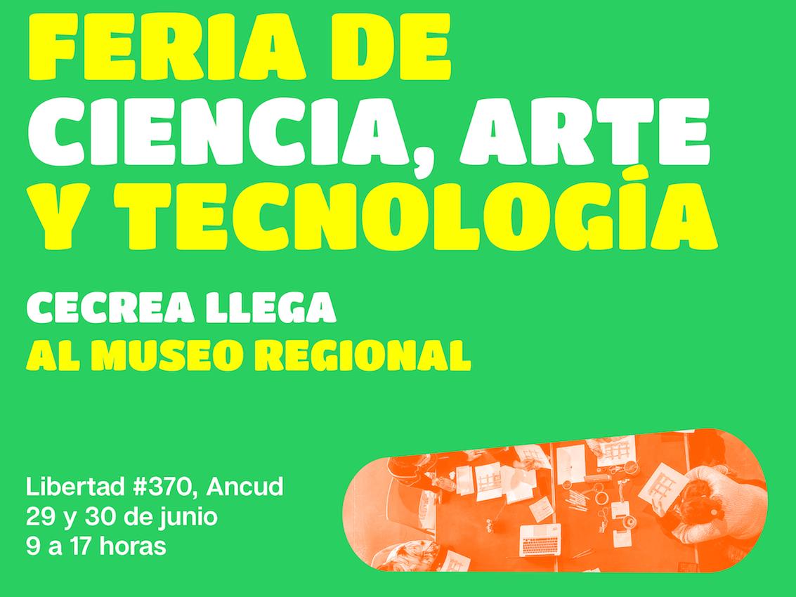 Afiche Feria de Ciencias, Artes y Tecnología