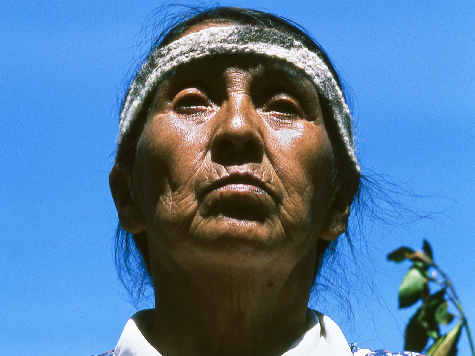 Maestra de paz Domitila Cuyul. Fotografía de Rodrigo Muñoz