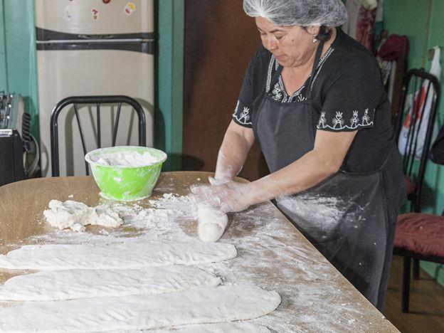 Masa de papas molidas con harina