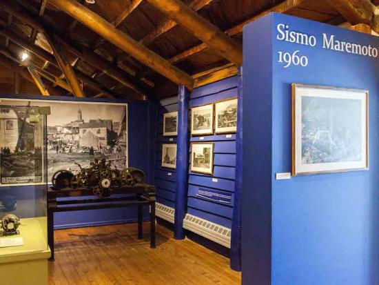 Fotografía: Sección del sismo y maremoto de 1960, una de las secciones donde se realizará el mejoramiento museográfico.