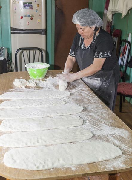 Masa de papas molidas con harina