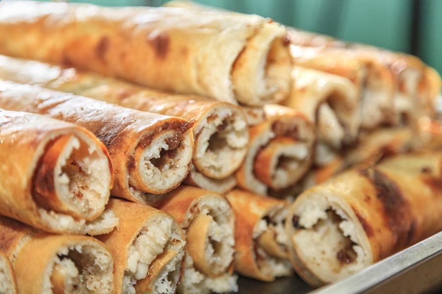 Porciones de chochoca con llides