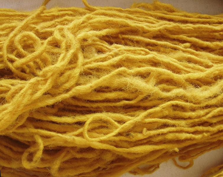 Natalia Mansilla. Madeja teñida (detalle)