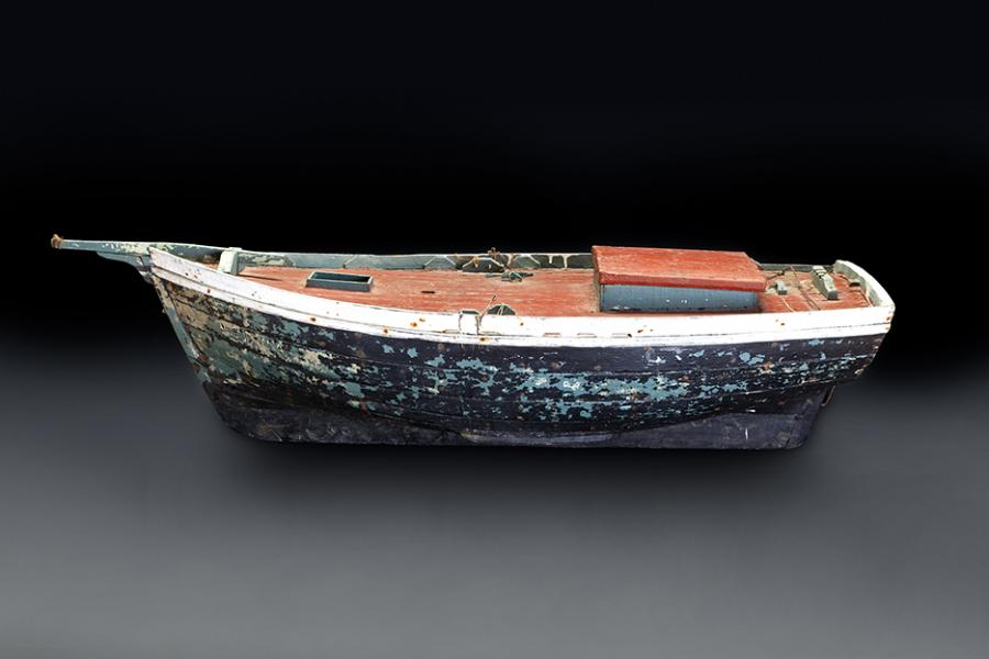 Vista de elevación por la banda de babor de la “Ancuditana” (vista 3)