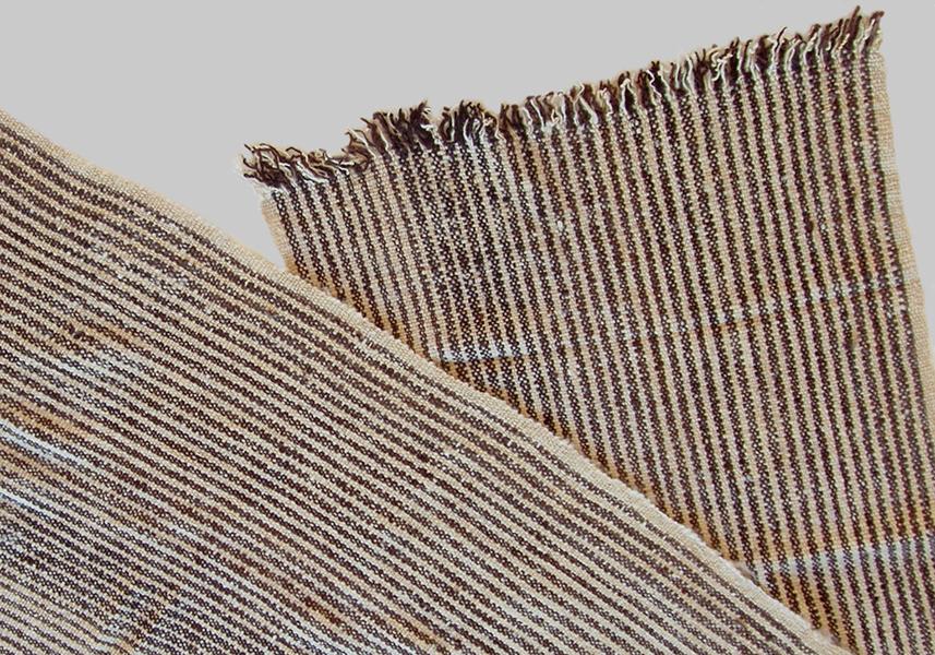 Mercedes Aguilar. Sabanilla de tejido equilibrado