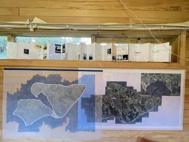 Montaje y presentación del proyecto Insulanas, Museo de Arte Moderno, Castro.