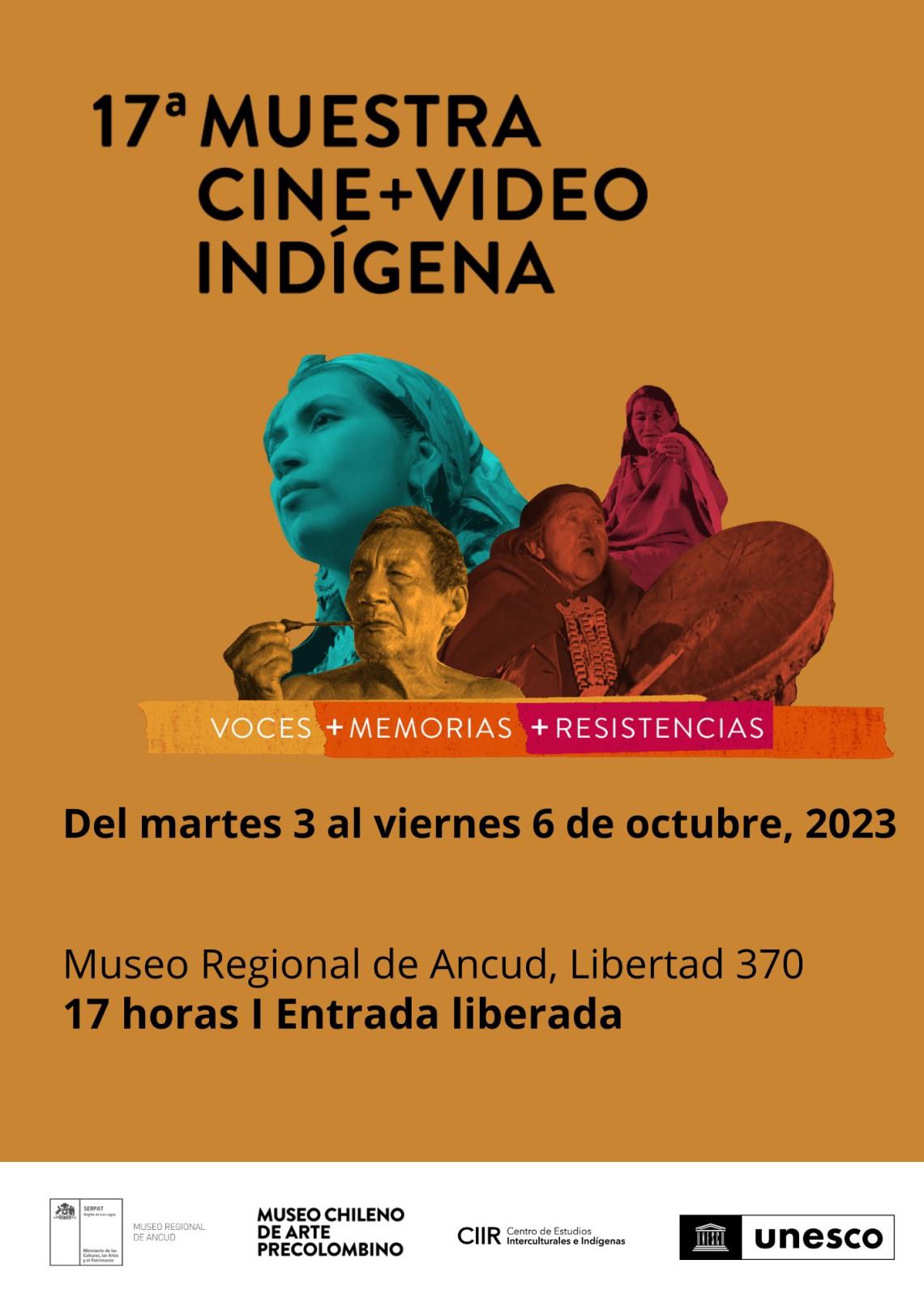 Afiche 17 Muestra de Cine+Video Indígena