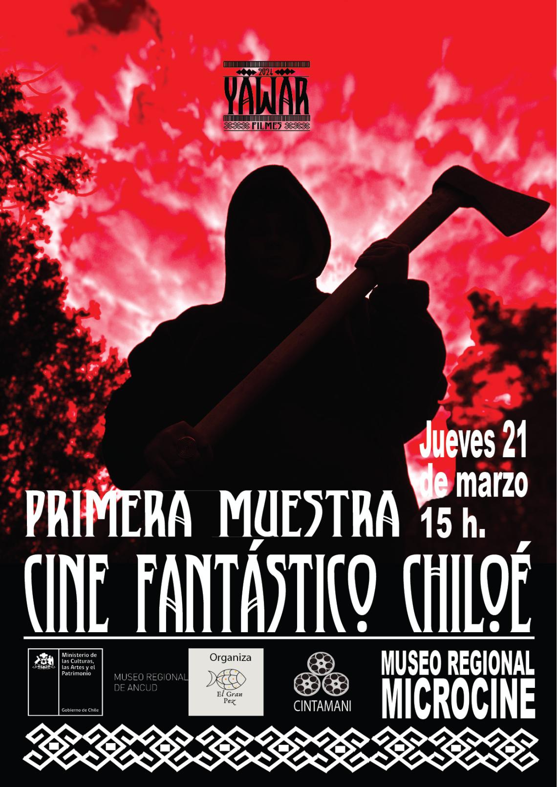 Afiche Primera Muestra de Cine Fantástico Chiloé. Afiche Primera Muestra de Cine Fantástico Chiloé.