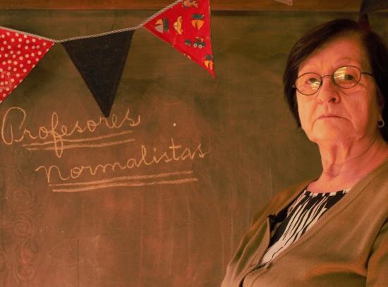 Nora Macías Aguilar, profesora egresada de la Escuela Normal Rural de Ancud