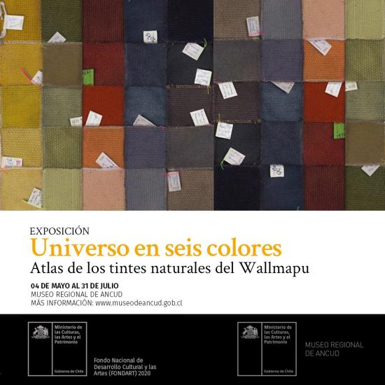 Afiche Exposición temporal Universo en seis colores
